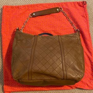 Tory burch hobo handbag with chain